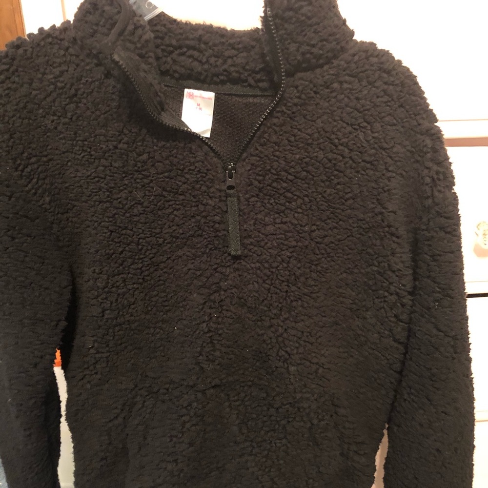 Quarter Zip Black jacket , pullover